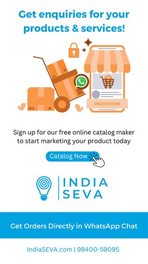 IndiaSEVA offers a 100% free digital catalog plus paid campaign solution
