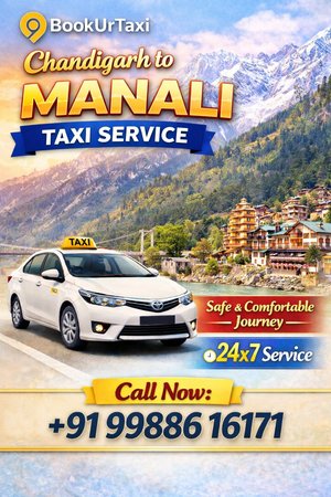 Chandigarh to Manali Taxi - BookUrtaxi