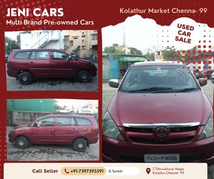 2005 Innova G4 for sale at Jeni Cars Kolathur Chennaj