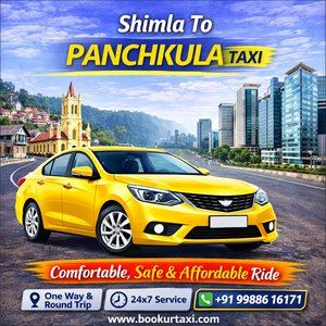Shimla to Panchkula One Way Taxi Service | BookUrTaxi