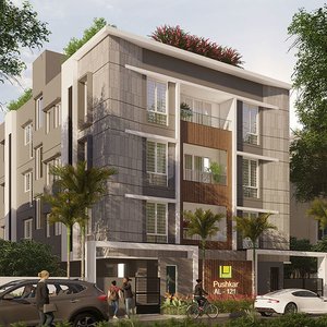 Pushkar Maple  By Pushkar Properties Private Limited Anna Nagar Chennai.  Near Kid's Academy - Pre-school