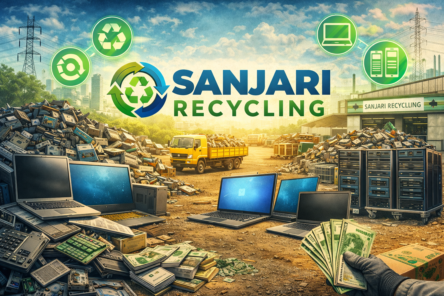 Electronic Scrap Buyer & IT Scrap Dealer - Sanjari Recycling