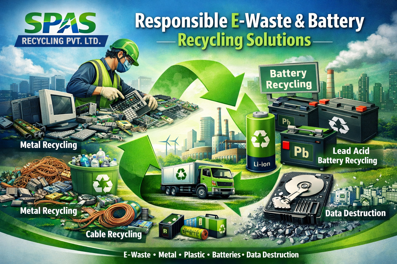E-Waste Recycling Services in India - Spas Recycling Pvt. Ltd.