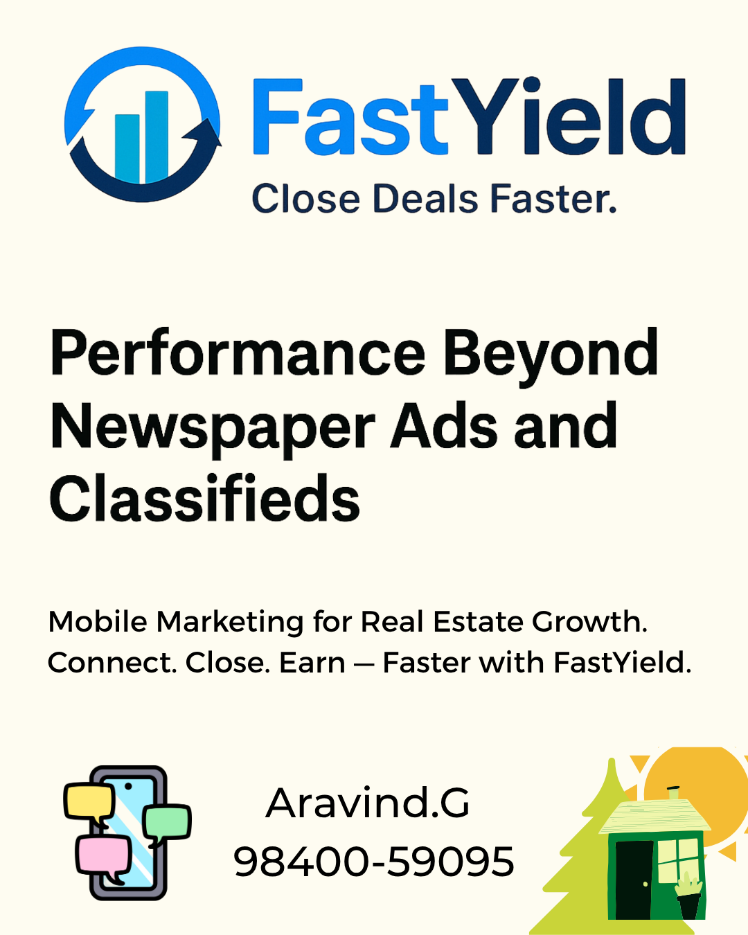 Sell or Rent Property Fast via Mobile Marketing | FastYield.in by StarDotStar