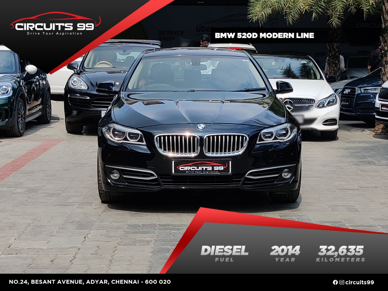 BMW 520d Modern Pre-owned car