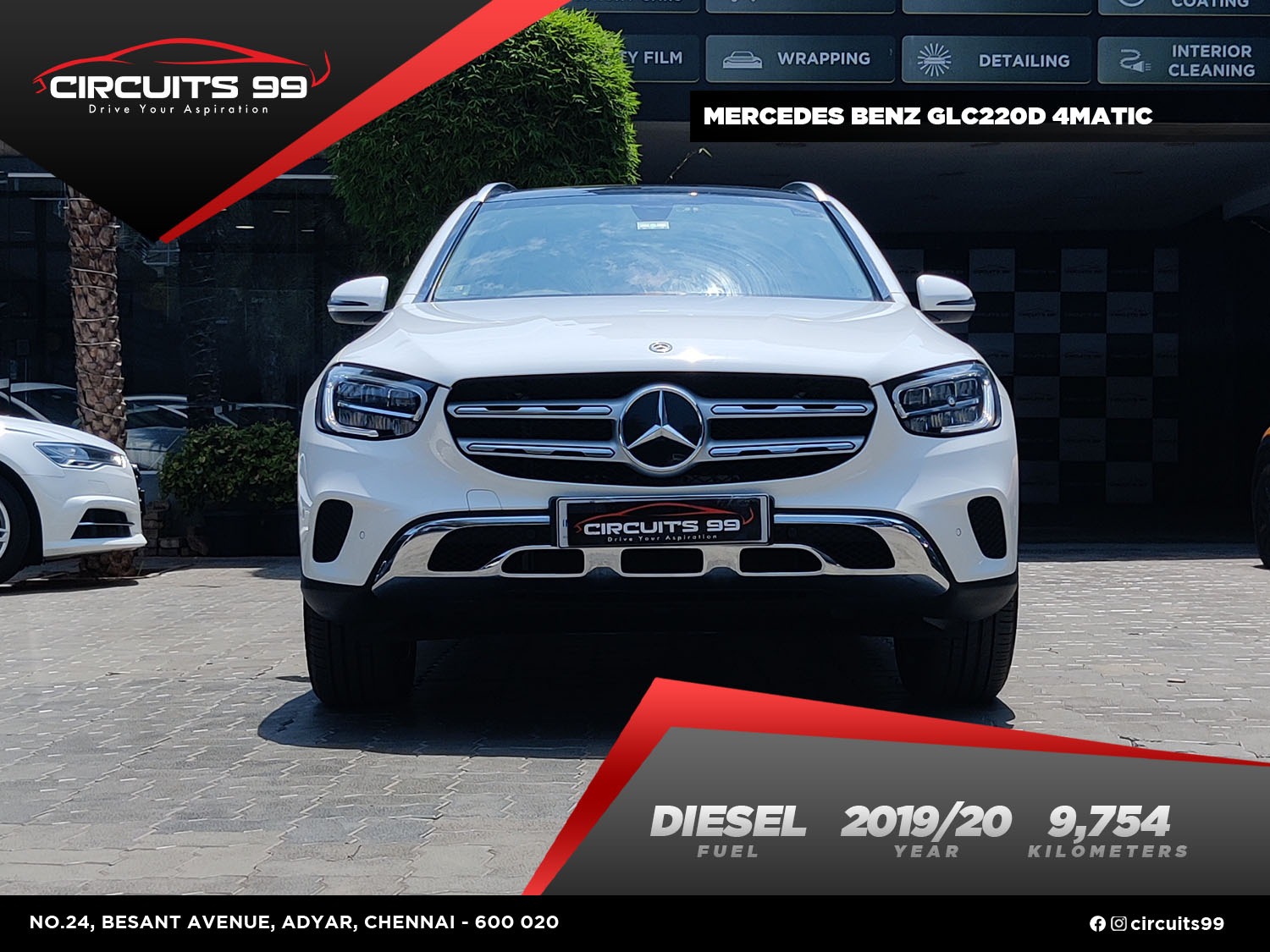 Mercedes Benz GLC 220D 4 matic Pre-owned car