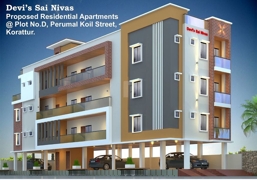 Devis Sai Nivas  By Devi Flat Promoters Chennai Pvt Ltd  : Korattur Chennai.  Near Kings Matriculation Higher Secondary School