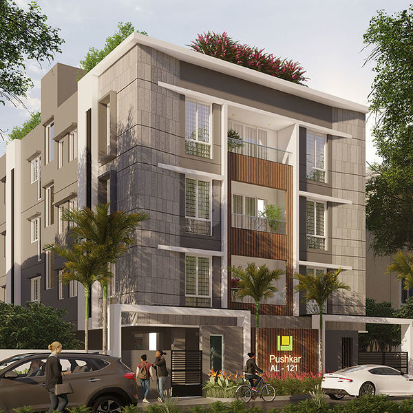 Pushkar Maple  By Pushkar Properties Private Limited Anna Nagar Chennai.  Near Kid's Academy - Pre-school