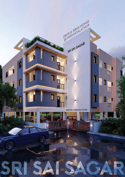 Manyas Sri Sai Sagar, Perungalathur, GST, Chennai, Near Perungalathur Railway Station , Sriram IT Park.